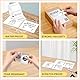 ElevaPulse 2-Rollen Selbstklebende Etikettenrolle 50 x 30 mm, Thermo-Etikettenpapier mit 220 Blatt pro Rolle, wasserfeste Aufkleber kompatibel mit B1/B21/B3S Etikettendrucker für Büro, Haushalt