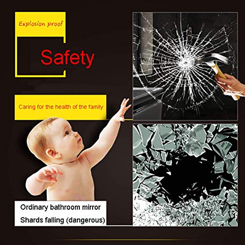 L&ED Round Backlit Mirror, Illuminated LED Bathroom Mirror, Wall Mount, Vanity, Hotel/bedroom/salon, White Light, Frameless