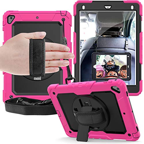 ipad 9.7 P[X 2018/2017 ipad pro 9.7/ipad air/air2/ipad Z/ipad ܐ ʗp V_[ 360x ] nhz_[ X^h VR SʕیP[XyAPOLAz|J[{lCg 