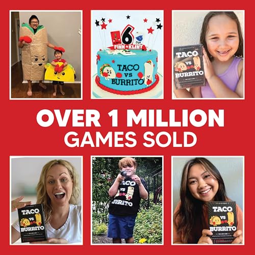 Taco vs Burrito - The Wildly Popular Surprisingly Strategic Card Game Created by a 7 Year Old - 5 Ways to Play - a Family-Friendly Party Game for Kids, Teens & Adults - Image 5