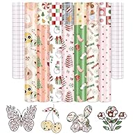 【Mutilchoice & Convenient Apply】This permanent adhesive vinyl include 14 sheets for cutting machine, craft cutter. We also enclosed 2 sheets transfer tapes to satisfy your necessaries during your DIY creations. 【Working Easy on Cut ,Weed & Transfer 】...