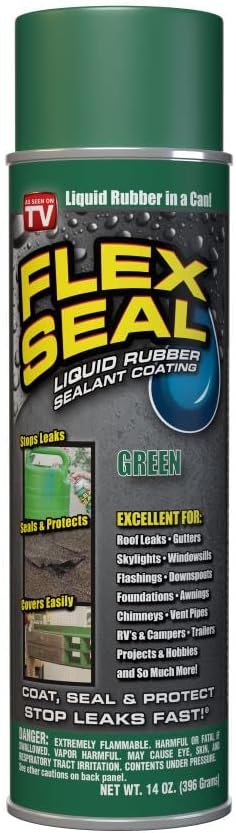 Flex Seal??414ml as seen on TV?????????in a Can 14 oz FSGRNR20 1