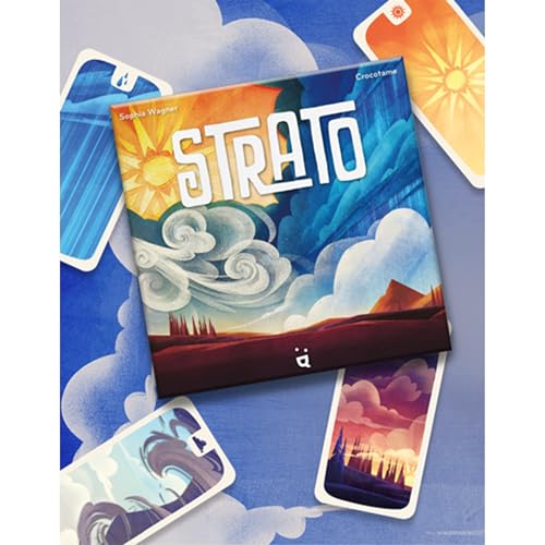Image of Strato Card Game - Master The Weather in This Fun Family Brainteaser Game for Kids & Adults, Ages 8+ 1-4 Players, 15 Minute Playtime, Made by Helvetiq
