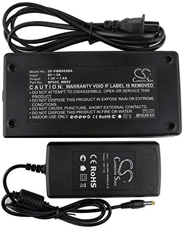 BP02C, MB02, Replacement Battery Charger for PENTAX R100, R-100X, R200, R-200X, R-202N, R225N, R300, R-300X, R-322NX, R-322NXM, R-325NXM, R800