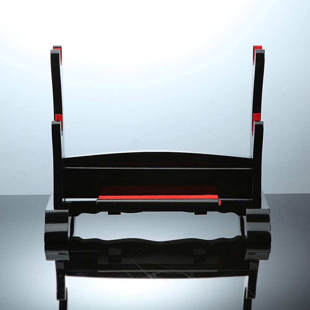 XMRISE Sword Display Holder Deluxe Table Stand for Katana Wakizashi Swords,2Tier