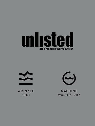 Miniatura 4 de Kenneth Cole Mens Dress Shirt Slim Fit Checks and Stripes (Patterned)