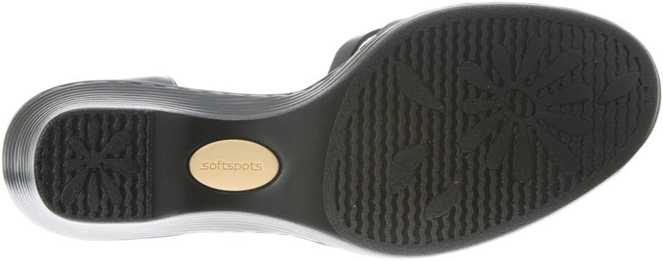 softspots Women's Black Leather Tatianna 9.5 E US - Image 3