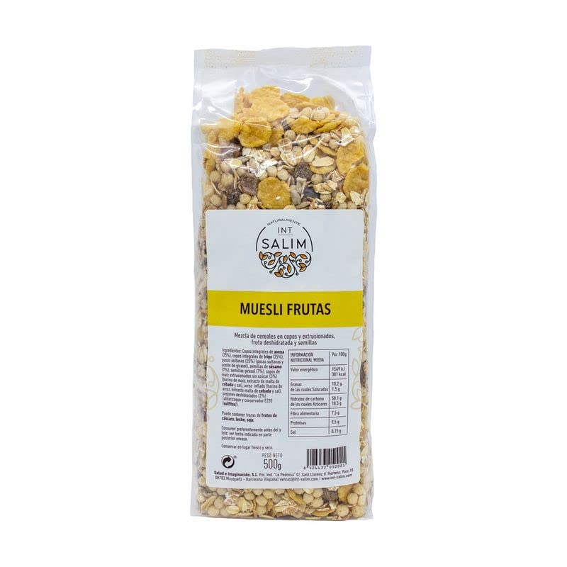 Ijsalut - Muesli Frutas Int-Salim 500 Gr.