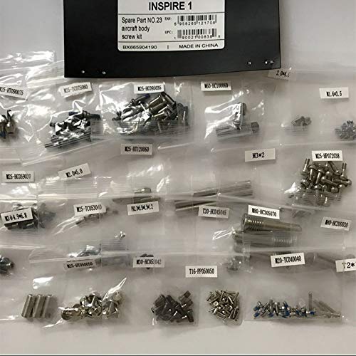 CHENJUAN Spare Part 23 Aircraft Body Screw Kit Screws Set for DJI Inspire 1/V2.0/PRO/Raw Drone Repair Replacemnet Parts Spare Parts