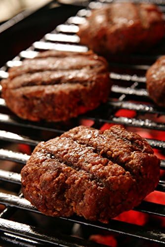 Organic Kosher Burger Sampler 4 Count of Each 10OZ Kobe Beef, Highland Lamb, Chicken And Turkey Burgers Perfect for any BBQ Grill Occasion
