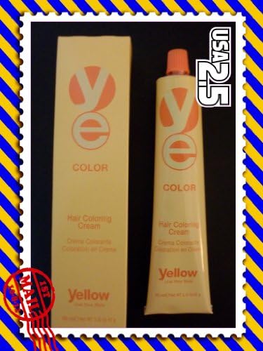 Yellow Hair Coloring Cream 3.42 Oz (9.21 VERY LGHT VIOLET ASH BLONDE)