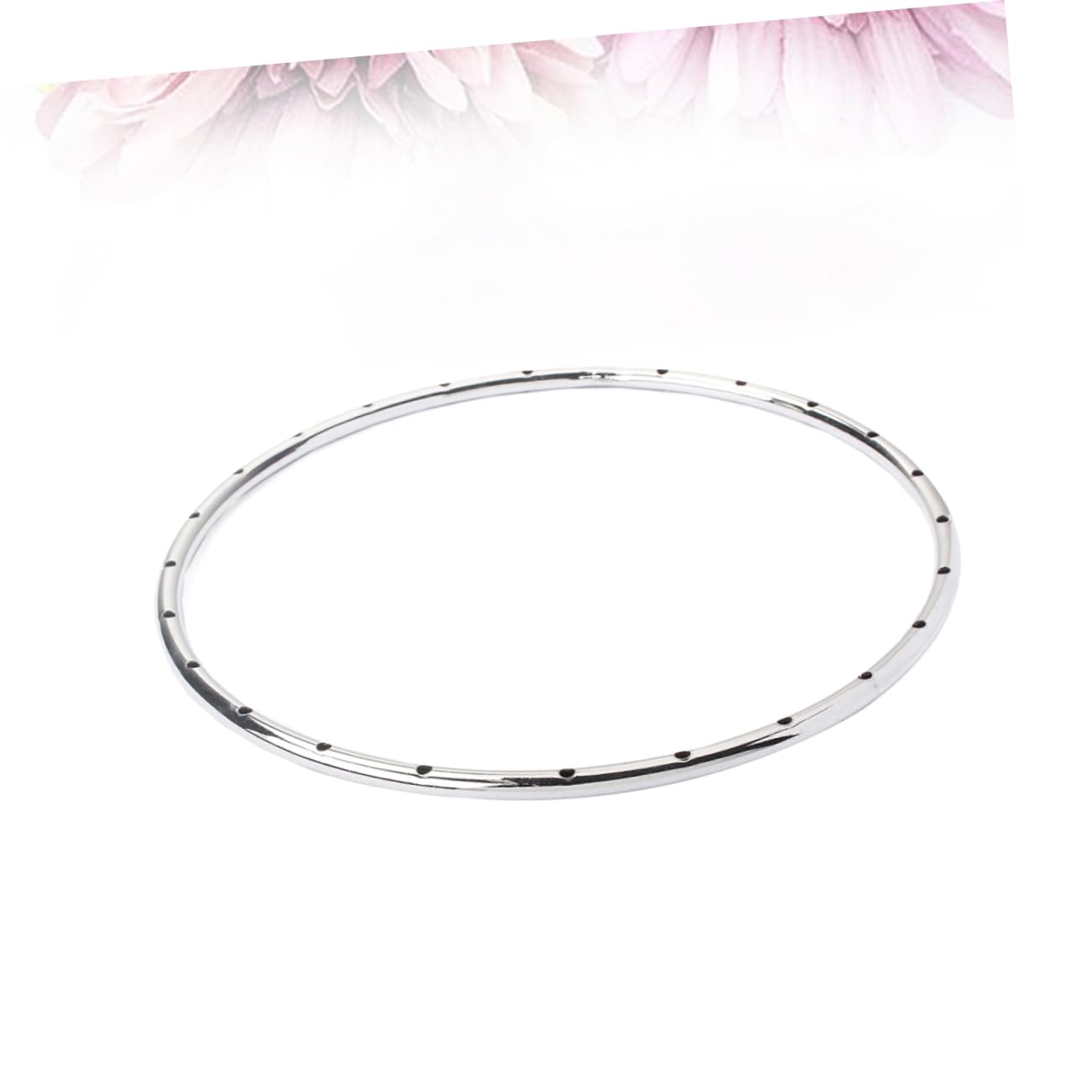 ibasenice Banjo Tension Hoop Flanges Durable Iron Material Easy Installation for Guitar Violin Ukulele Mandolin for Music Enthusiasts DIY Luthiers Silver