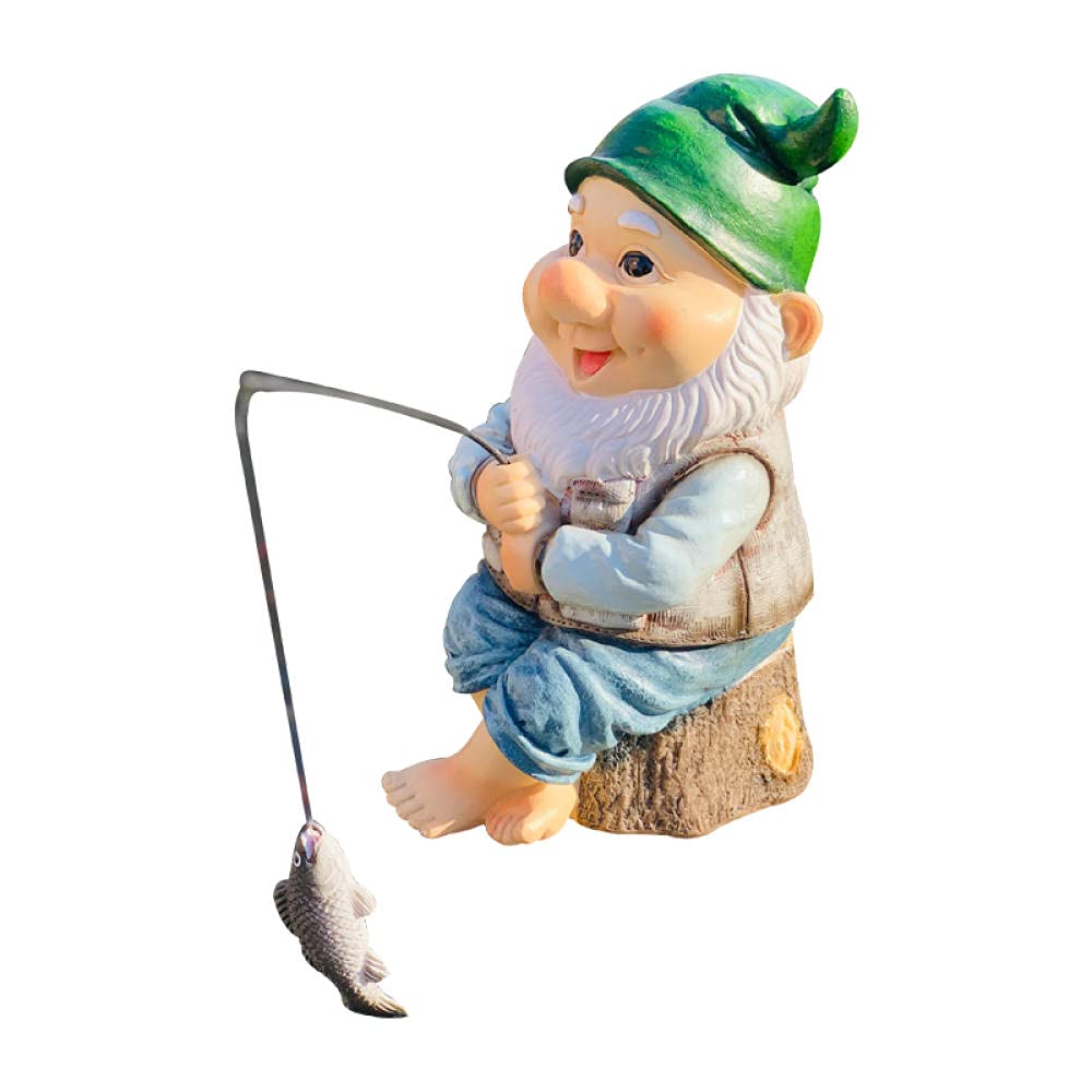 Statues et figurines d'elfe en résine haute qualité pour ornements de jardin durables