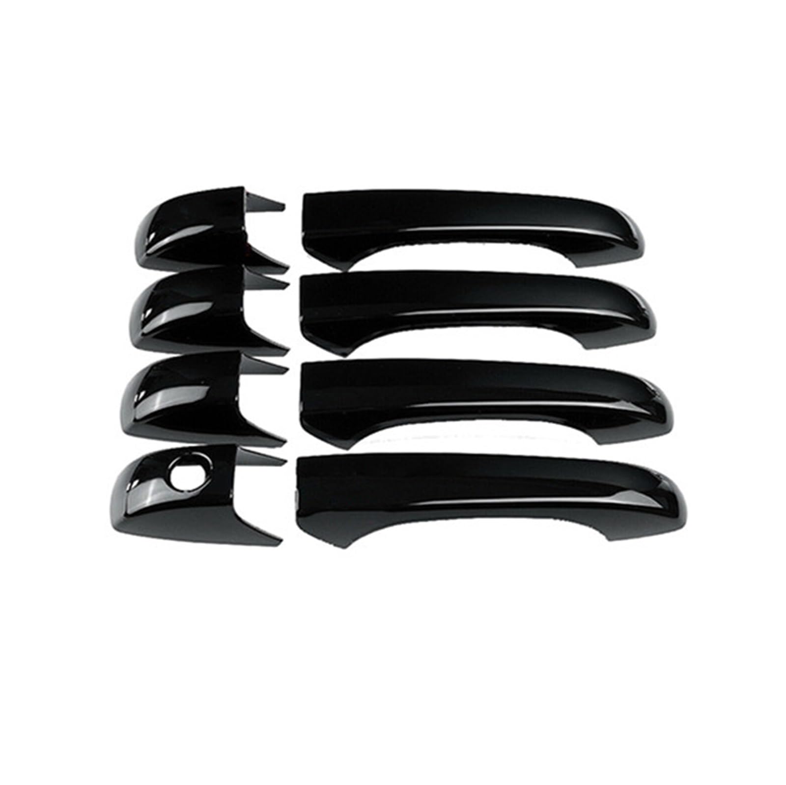 Poignées de porte extérieure Calibre protection contre rayures et usure plastique noir