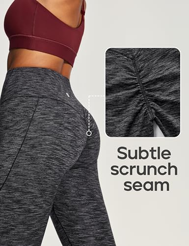 Image of Heathyoga Yoga Pants with Pockets Extra Soft Leggings with Pockets for Women Non See-Through High Waist Workout Leggings
