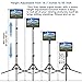 SAMHOUSING Ipad Tripod Stand, with 65 inch Height Adjustable iPad Stand Holder & iPad Floor Stand with 360° Rotating iPad Tripod Mount for iPad Pro, iPhone, Kindle, and All 4.5-12.9 Inch Tablets
