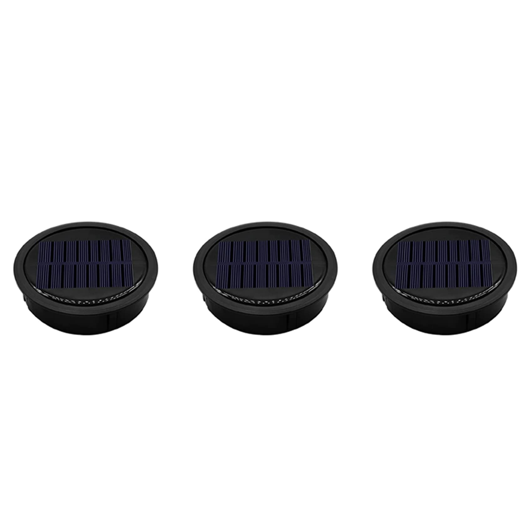 Hndhbfgrt 3 Pack Big Solar Light Replacement Top for Outdoor Hanging Lanterns, More Powerful More Efficient