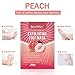 Foot Peel Mask 3 Pack, Exfoliating Foot Masks, Natural Exfoliator for Dry Dead Skin, Callus, Repair Rough Heels for Men Women (Peach)