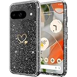 ✅Compatibilità –– Cover compatibile con Google Pixel 9/Google Pixel 9 Pro. Custodia trasparente con glitter in silicone ultra sottile e leggera specifica per Google Pixel 9/Google Pixel 9 Pro con Motivo Cuore dorato con ritagli precisi per altoparlanti, fotocamera e altre porte di controllo. Consente l'accesso completo a tutte le porte e le funzioni del telefono senza rimuovere la custodia.