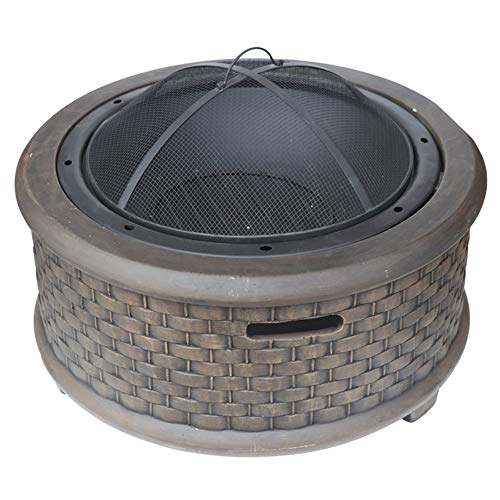 S Feuerstelle im Freien Grilltisch Garten Firepit Holz Kamin Heizung Patio Deck Yard Geeignet for Gastronomie Party-Camping und