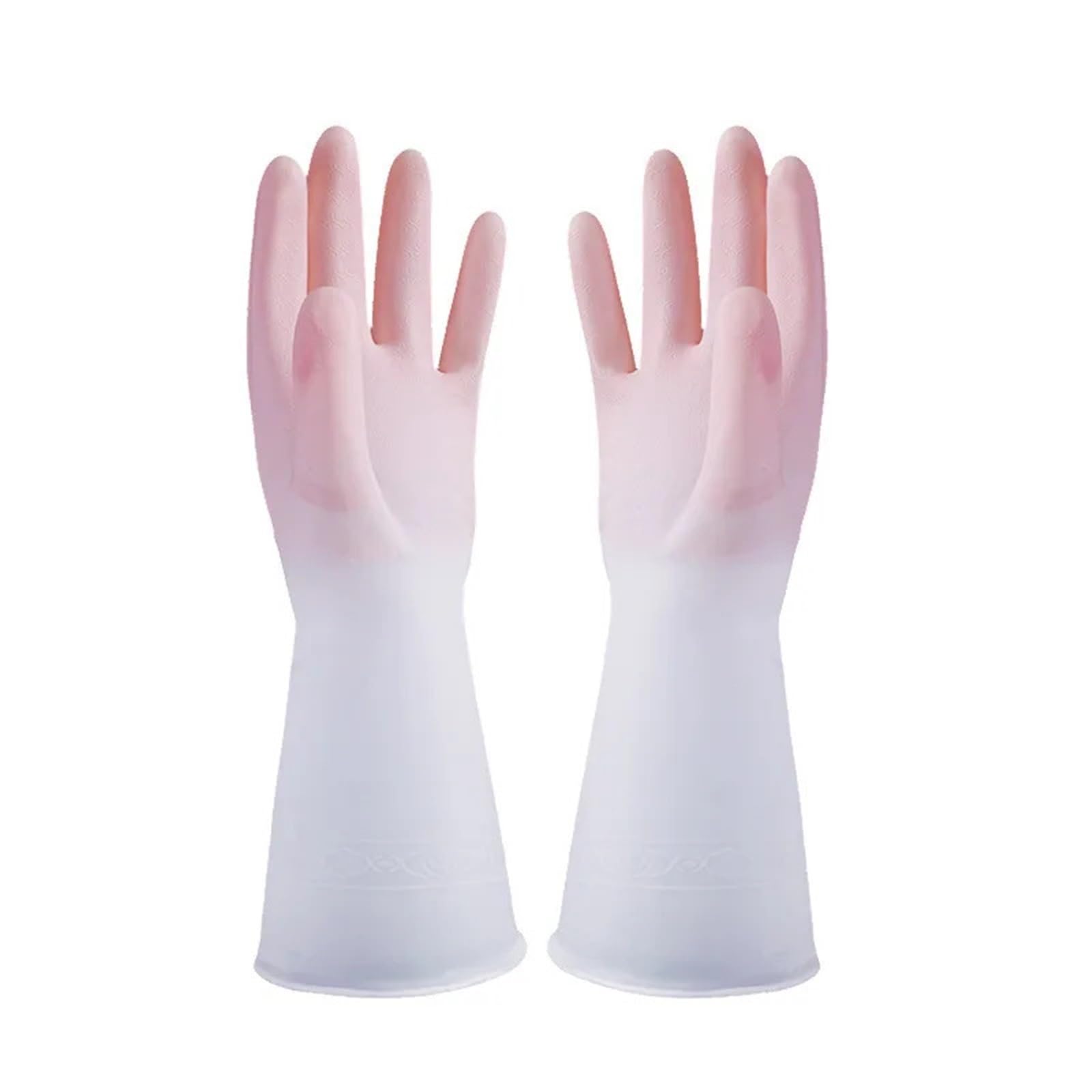 KJBDQQH Cleaning Gloves Dish Washing Gloves Household Dishwashing Rubber For Kitchen Clothes Cleaning For Clean Dishes for Household(PinkX1 Pair,M)