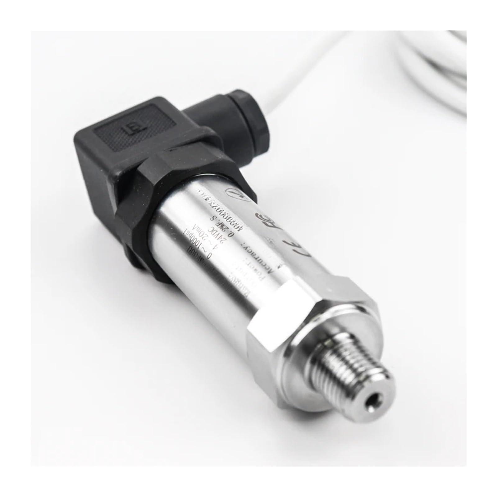 Sensor absoluto de 50 PSI, Sensor de presión de 0 a 5 V, alimentación de 24 V CC, 100 kPa, 1 Bar, 15 PSI absoluto, Conector Macho con Rosca G1/4 de Pulgada(Others)