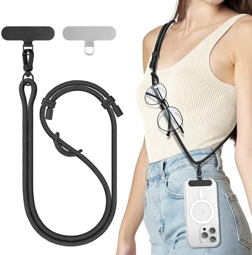 SURPHY Cordon Téléphone Portable Universelle avec 2 Patchs, Tour ...