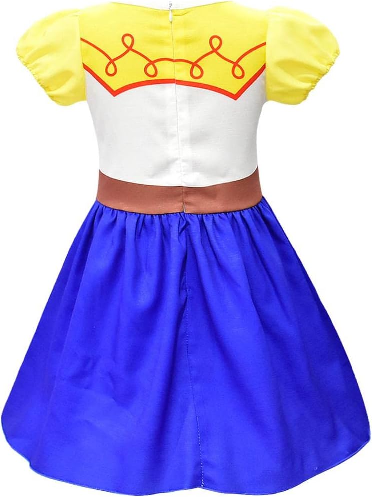 Lito Angels Toddler Little Girls Cowgirl Fancy Dress Up Halloween Costume Birthday Party Summer Outfit