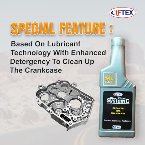 Image of Iftex Engine Oil Flush for 2 Wheelers /Oil Flush for Bike /Removes Sludge /Keeps engine clean (50 ml)