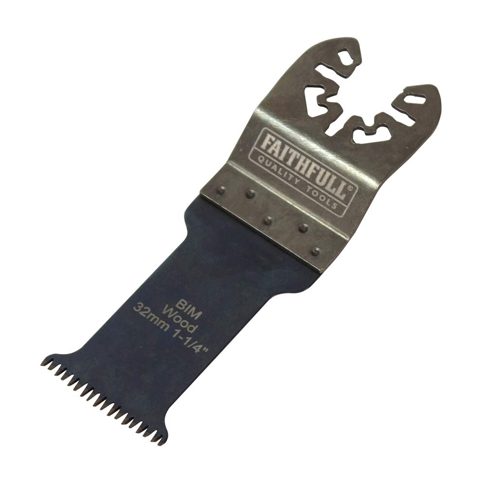 Lame en bois dur coupe arc Faithfull MFHW32P accessoire outil oscillant découpe plongeante
