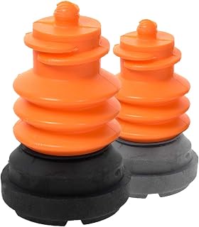 Flexyfoot – Pies de repuesto para bastón de caminar, absorbe los golpes, se adapta a todos los tamaños y colores de la virola Flexyfoot, mejora el agarre y la seguridad, reduce resbalones y golpes de