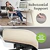 HON Altern Ergonomic Office Chair with Headrest, MidBack Mesh Desk Chair, Adjustable Arms, Seat Slide, SynchroTilt, Rolling Computer Seat for Home Office, White Frame, Apricot