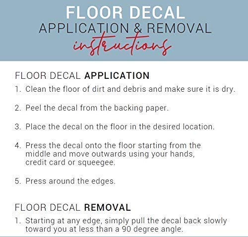 Decalques de piso de distanciamento social - marcador de sinal de segurança - mantém distância de 1,