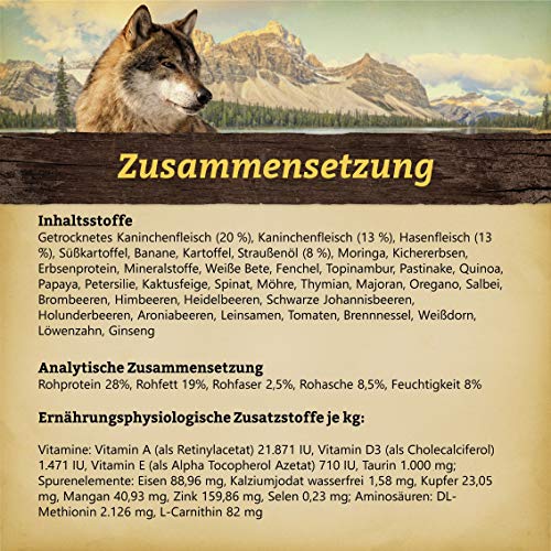 Wolfsblut - Jack Rabbit - 2 kg - Kaninchen - Trockenfutter - Hundefutter - Getreidefrei
