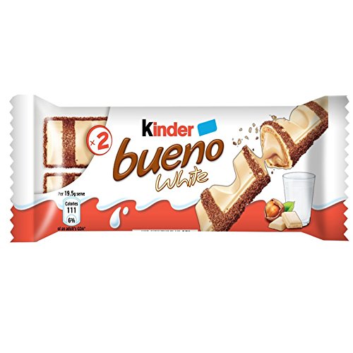 12 x KINDER BUENO WHITE CIOCCOLATO BIANCO BARRETTE...