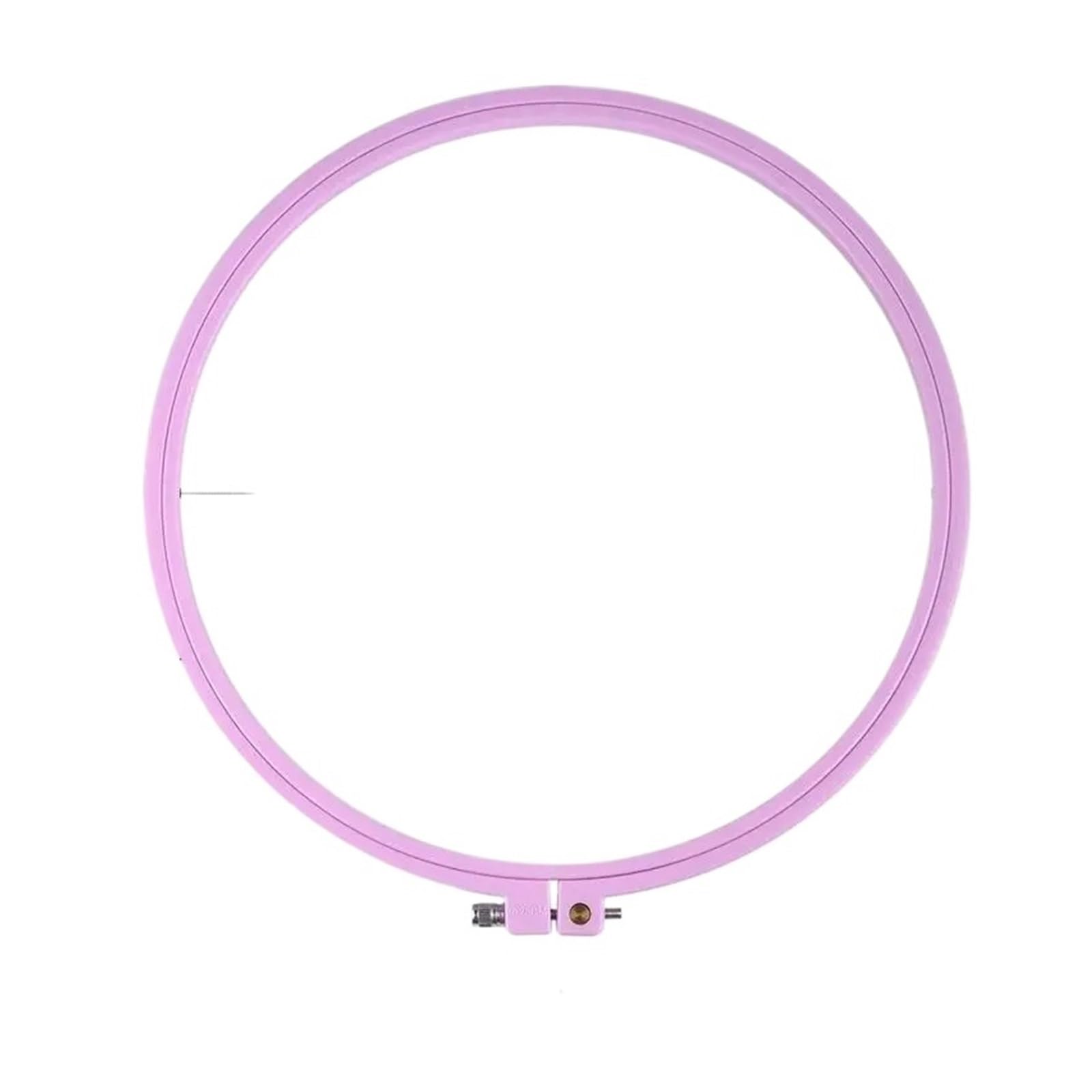 ENSDIEPLS Cross Stitch Hoop Ring, Mini Plastic Embroidery Hoop Round Frame Set for Cross Stitch Sewing(Type 7)