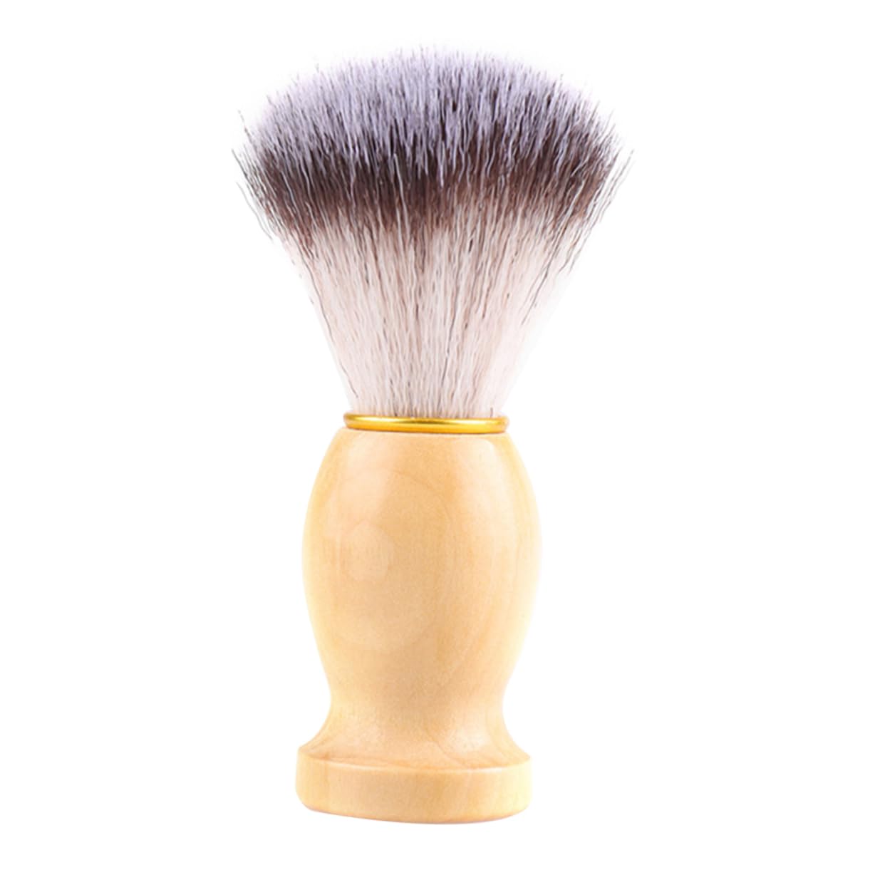 BELLIFFY Men's Beard Brush Set Wooden Handle Shaving Brush for Whiskers Portable Beard Grooming Tool