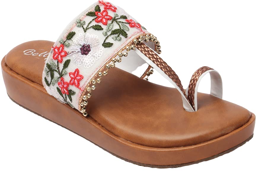 See full amazon price history chart for Bella Toes Womens White Synthetic Leather Platform Sandals - Kolhapuri Chappal (numeric_4) Bella Toes Womens White Synthetic Leather Platform Sandals - Kolhapuri Chappal (numeric_4) (B0C1H7NH4Z) Amazon Price History, Amazon Price Tracker