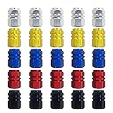 Funktionen: Ventilkappen können das Ventil vor Schmutz und Staub schützen oder auch die ursprünglichen, defekten Ventilkappen der Reifen ersetzen.