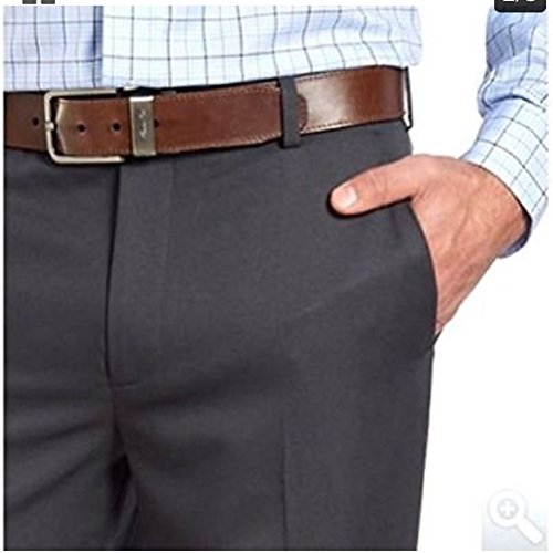 IZOD Men's Performance Stretch Straight Dress Pant, Khaki2