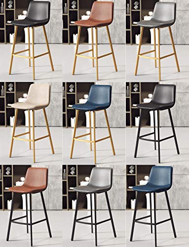 Chaise de bar de cuisine moderne pour îlot central chaleureux