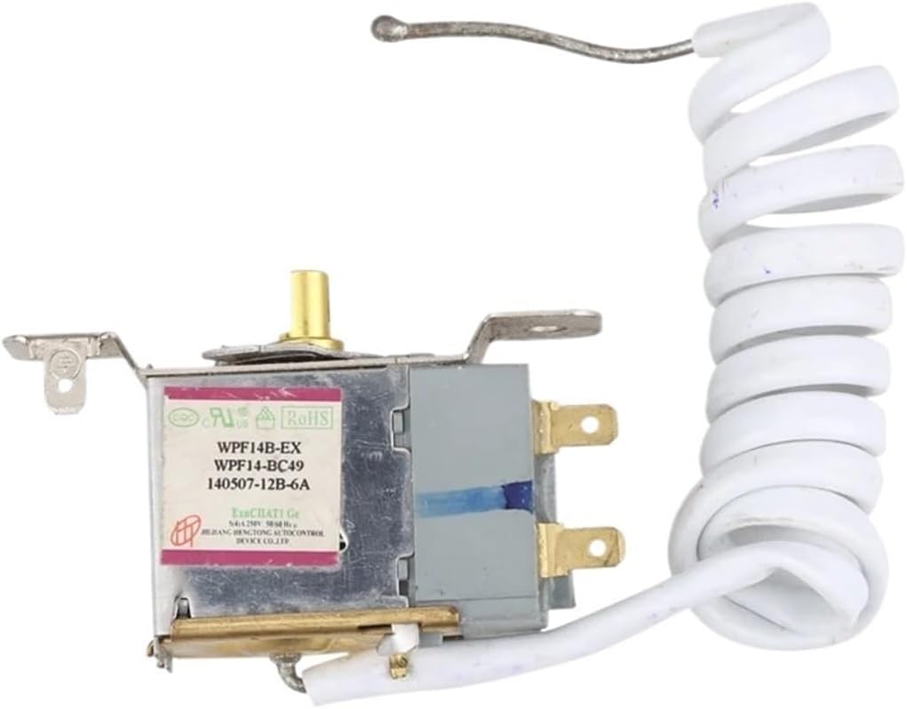 WPF14B-EX Refrigerator Thermostat,2 Feet Freezer Temperature Controller Switch, Refrigerator Accessories