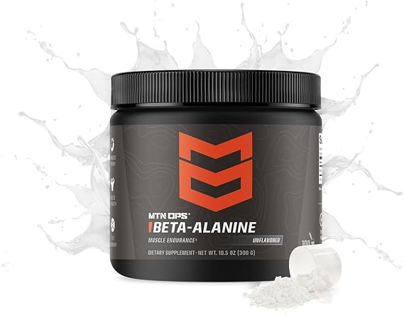 MTN OPS Creatine Monohydrate & Beta Alanine Performance Stack Strength, Power & Muscular Endurance Support Pre Workout & Training Recovery Bundle