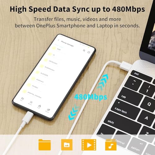 Image of Xykos 80W Supervooc Type C Charger Adapter for OnePlus, Nord, Realme, Oppo, Samsung, Nothing, Pixel, Redmi and More USB-C Devices | Support 65W SuperDart 45W Dart, Dash, Warp, Rapidly Charging, White