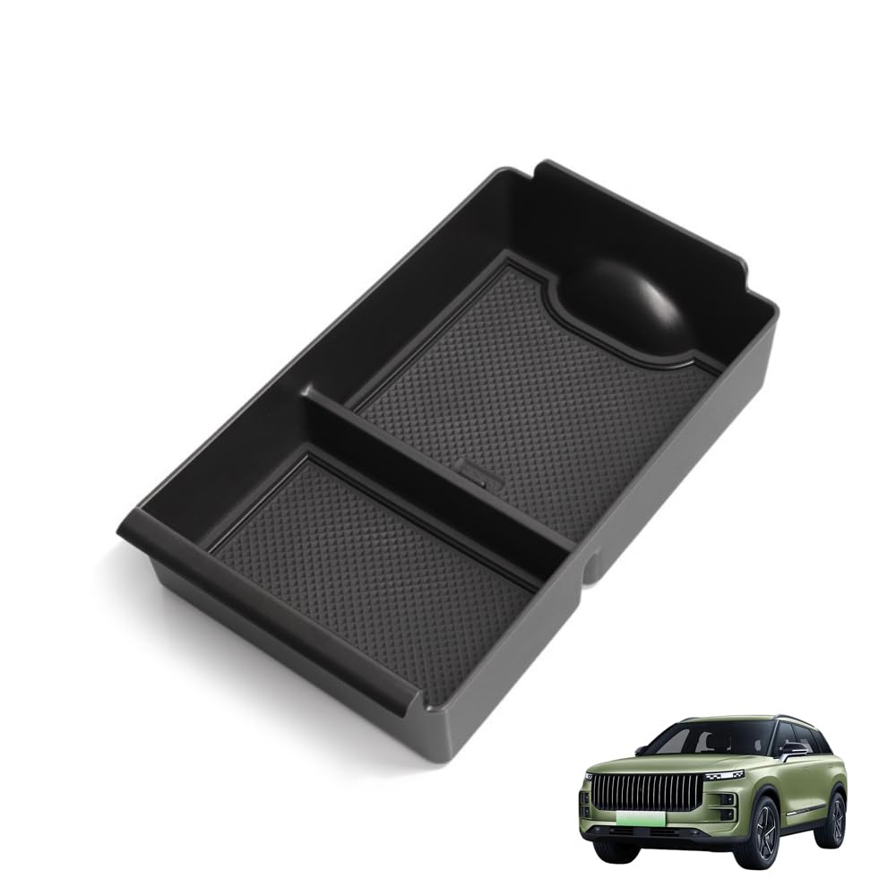 Wbukwe Center Console Armrest Storage Box Car Center Console Storage Box,For Jaecoo J7 Phev 2025