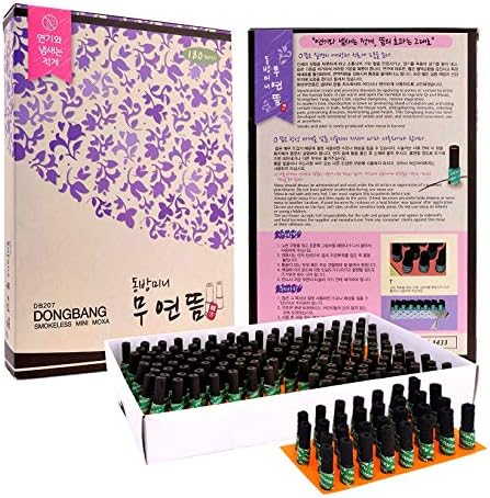 Smokeless Moxa Moxibustion Smokeless Stick-on Moxa, (180pcs per Box)