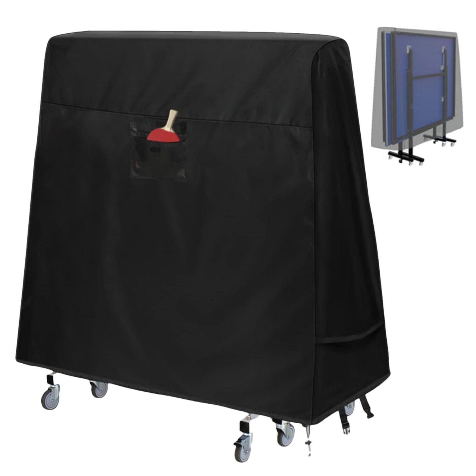 Housse pour table imperméable et bâche de protection extérieure pliable - 8