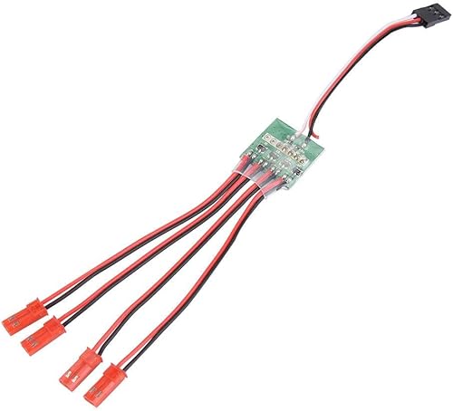 Miniatura 6 de Dilwe Controlador de tira de luz LED de barra de luz LED para avión de control remoto (3S)