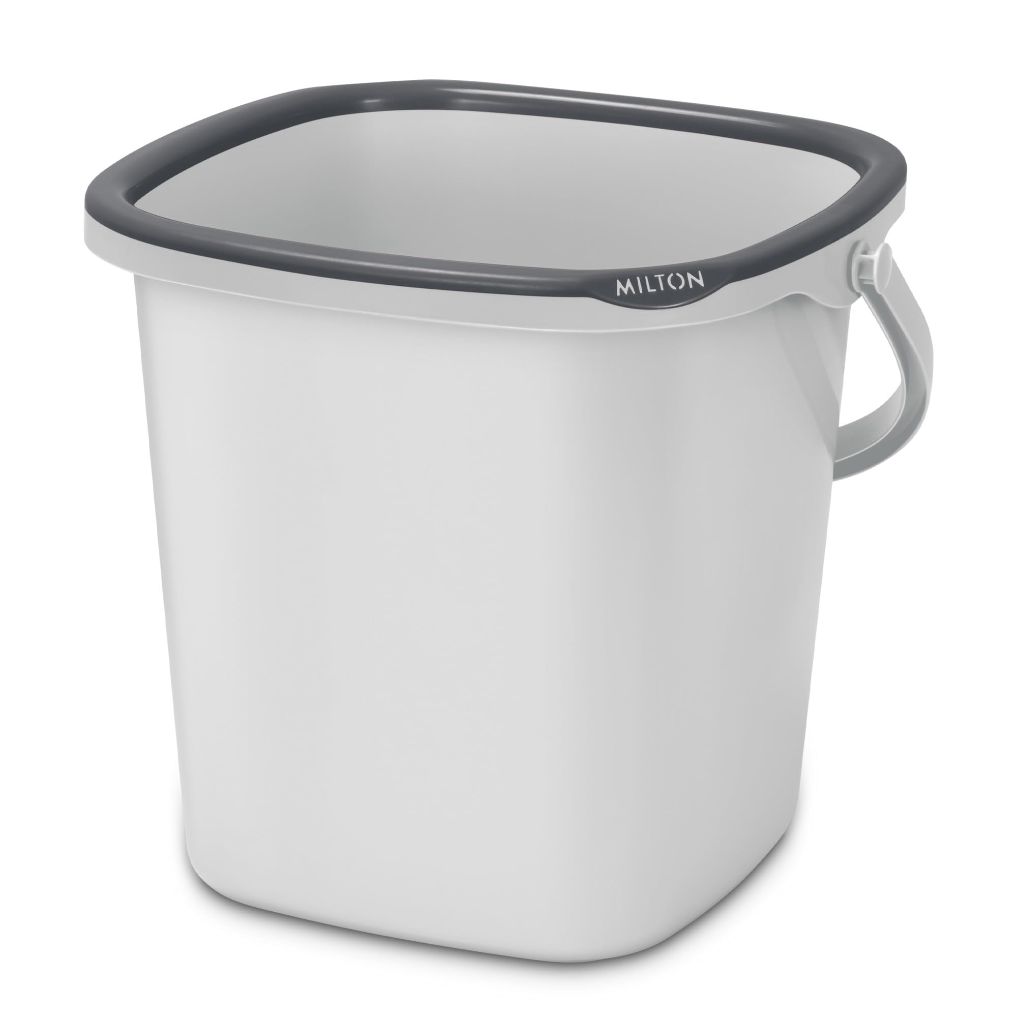 Milton Swish Plastic Bucket with Handle, 25 litres, Marine Grey | Home | Bathing | Storage | Bathroom | Multipurpose | Easy to Carry (B0CYH7W45M) Amazon Price History, Amazon Price Tracker