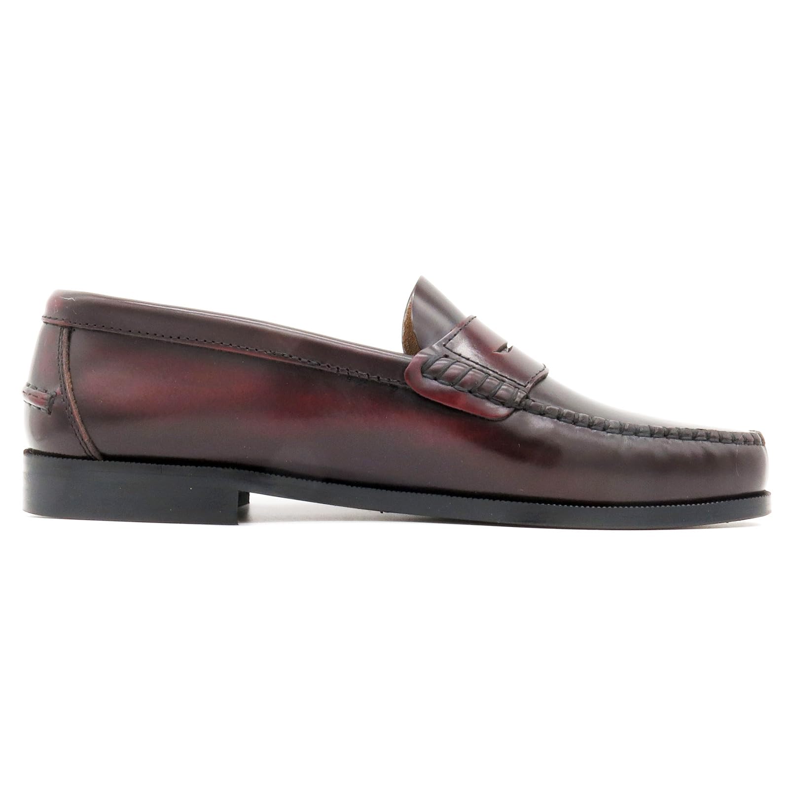 Herren Slipper Business Schuhe Ledersohle Rahmengenäht Premium Penny Loafer